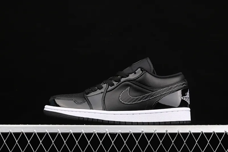 All categories Air Jordan Jordan series basketball shoes Air Jordan 1 Low Air Jordan 1 Low ASW AJ1 Joe 1 low-top All-star patent leather black low-top basketball shoes DD1650-001